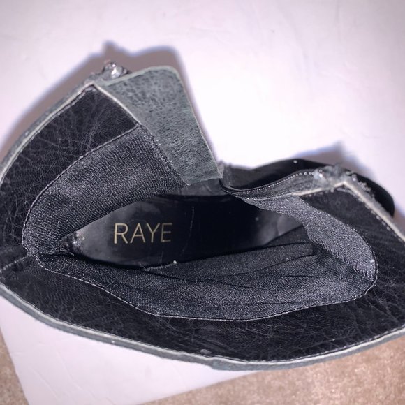 REVOLVE Raye Black Suede Crystal Embellished Booties 6 - Picture 10 of 10